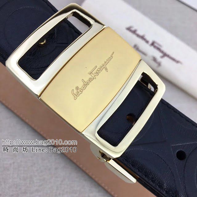 菲拉格慕男士皮帶 Ferragamo雙面用小牛皮腰帶  jjp1408